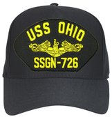 USS Ohio SSBN-726 ( Gold Dolphins ) Custom Embroidered Submarine Officer Cap