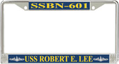 USS Robert E. Lee SSBN-601 License Plate Frame