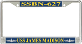 USS James Madison SSBN-627 License Plate Frame