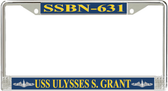 USS Ulysses S. Grant SSBN-631 License Plate Frame