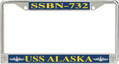 USS Alaska  SSBN-732 License Plate Frame