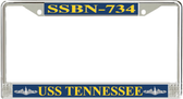 USS Tennessee  SSBN-734 License Plate Frame