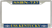 USS Kentucky  SSBN-737 License Plate Frame
