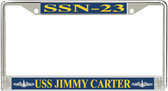 USS Jimmy Carter SSN-23 License Plate Frame