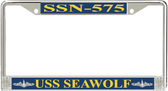 USS Seawolf SSN-575 License Plate Frame