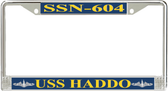 USS Haddo SSN-604 License Plate Frame