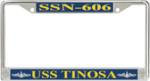 USS Tinosa SSN-606 License Plate Frame