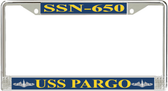 USS Pargo SSN-650 License Plate Frame