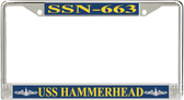 USS Hammerhead SSN-663 License Plate Frame