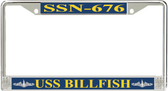 USS Billfish SSN-676 License Plate Frame