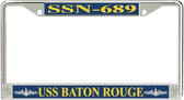 USS Baton Rouge SSN-689 License Plate Frame