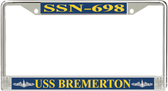USS Bremerton SSN-698 License Plate Frame