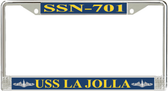 USS La Jolla SSN-701 License Plate Frame
