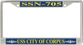 USS City of Corpus SSN-705 License Plate Frame