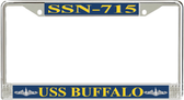 USS Buffalo SSN-715 License Plate Frame