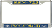 USS Oklahoma City SSN-723 License Plate Frame