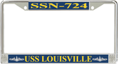USS Louisville SSN-724 License Plate Frame
