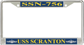 USS Scranton SSN-756 License Plate Frame