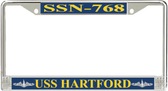 USS Hartford SSN-768 License Plate Frame
