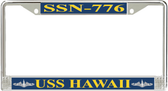 USS Hawaii SSN-776 License Plate Frame