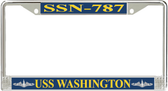 USS Washington SSN-787 License Plate Frame