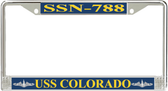 USS Colorado SSN-788 License Plate Frame