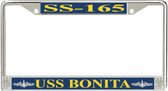 USS Bonita SS-165 License Plate Frame
