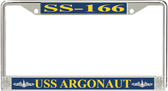 USS Argonaut SS-166 License Plate Frame
