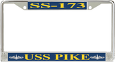 USS Pike SS-173 License Plate Frame