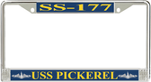USS Pickerel SS-177 License Plate Frame