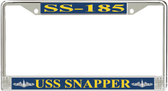 USS Snapper SS-185 License Plate Frame