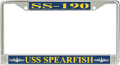 USS Spearfish SS-190 License Plate Frame