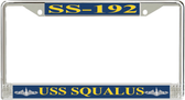 USS Squalus SS-192 License Plate Frame