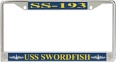 USS Swordfish SS-193 License Plate Frame