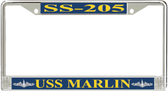 USS Marlin SS-205 License Plate Frame