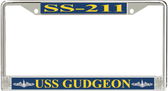 USS Gudgeon SS-211 License Plate Frame