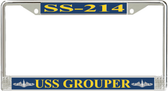 USS Grouper SS-214 License Plate Frame