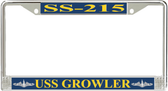USS Growler SS-215 License Plate Frame