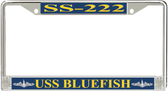 USS Bluefish SS-222 License Plate Frame