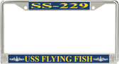 USS Flying Fish SS-229 License Plate Frame