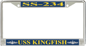 USS Kingfish SS-234 License Plate Frame