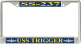 USS Trigger SS-237 License Plate Frame