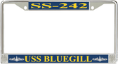 USS Bluegill SS-242 License Plate Frame