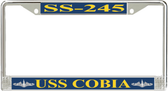 USS Cobia SS-245 License Plate Frame