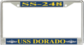USS Dorado SS-248 License Plate Frame