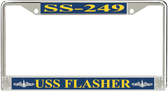 USS Flasher SS-249 License Plate Frame