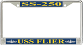 USS Flier SS-250 License Plate Frame