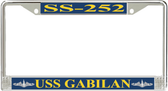 USS Gabilan SS-252 License Plate Frame