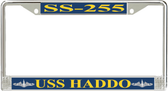 USS Haddo SS-255 License Plate Frame
