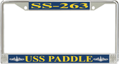 USS Paddle SS-263 License Plate Frame